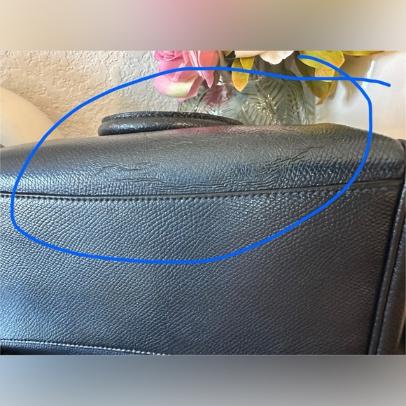 Coach Navy Satchel Handbag/Shoulder Bag Mini Bennett Bag. 💙 - Picture 11 of 16